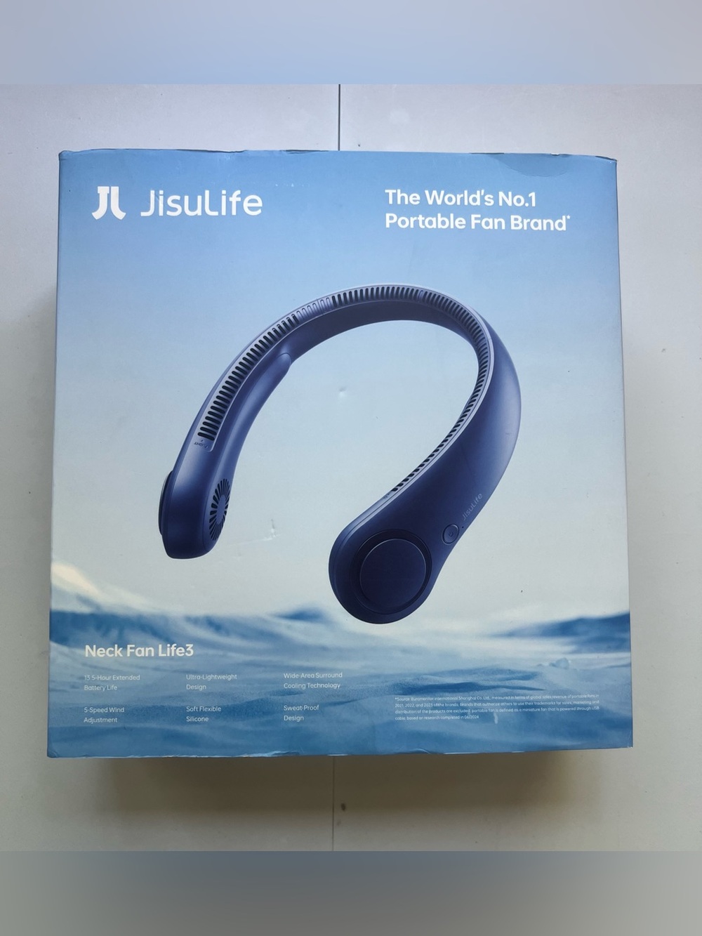 JISULIFE Portable Neck Fan, Hands Free Bladeless Fan